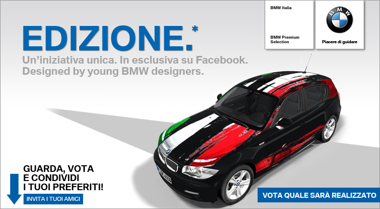 olasz BMW Facebook kampány